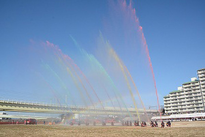 Zhejiang City Fire Brigade's First Ceremony